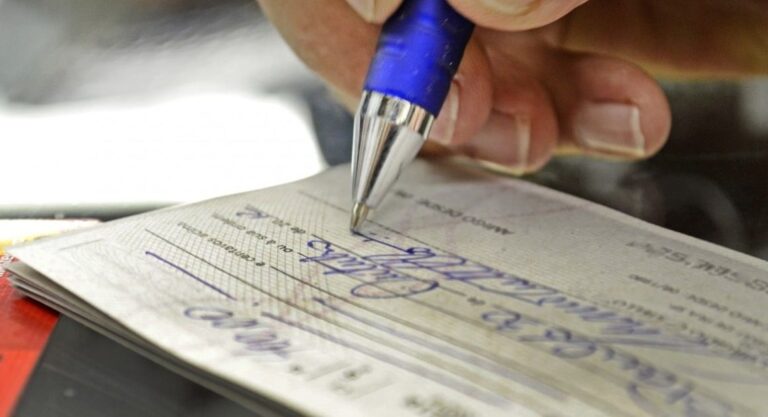 شيك بدون رصيد