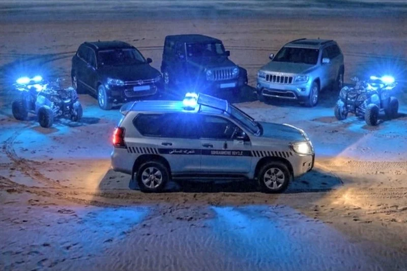 الدرك يوقف 3 أشخاص اقتحموا شاطئ السوالم بسيارات رباعية الدفع